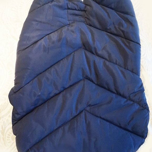 Lands' End Dog Puffer Dog Vest Navy Euc Lands End Size Ml Poshmark